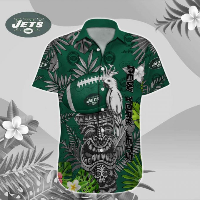 New York Jets Nfl-Hawaiian Shirt Custom 2