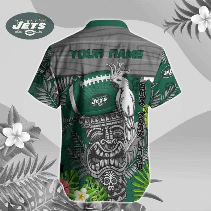 New York Jets Nfl-Hawaiian Shirt Custom 3