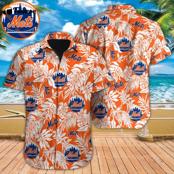 New York Mets Mlb-Hawaiian Shirt 1