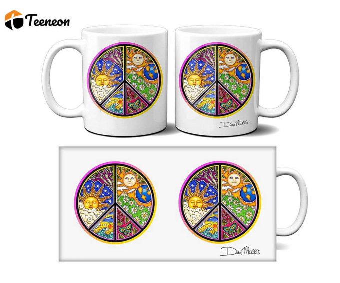 Peace Sign Celestial Mug 2