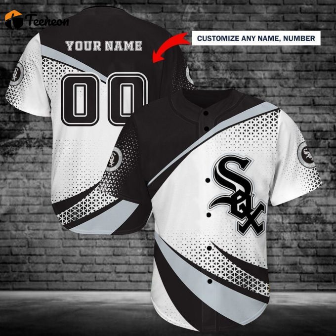Personalized Chicago White Sox Baseball Jersey Custom Name For Fans 1