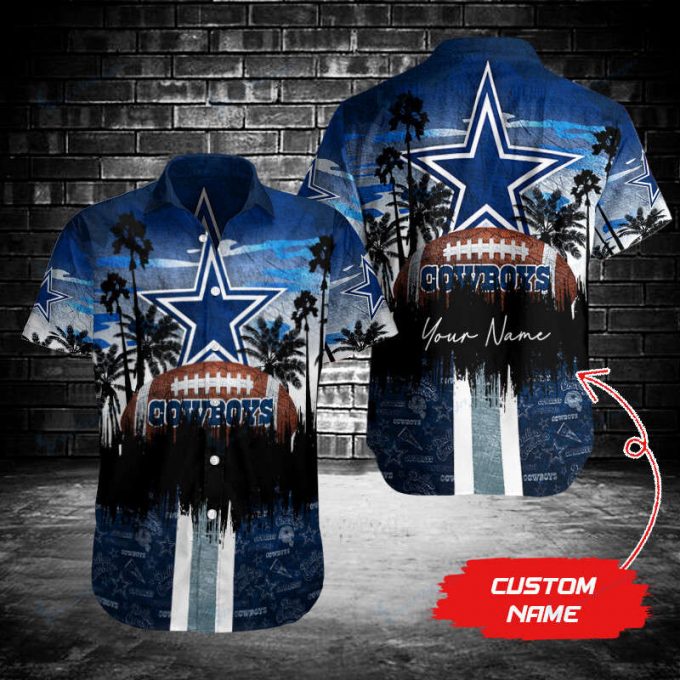 Personalized Dallas Cowboys Beautiful Beach 3D Limited Hawaiian Shirt 2