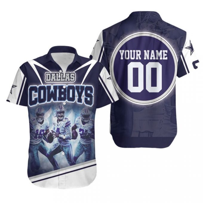 Personalized Dallas Cowboys Super Bowl 2021 Team 3D Hawaiian Shirt 2