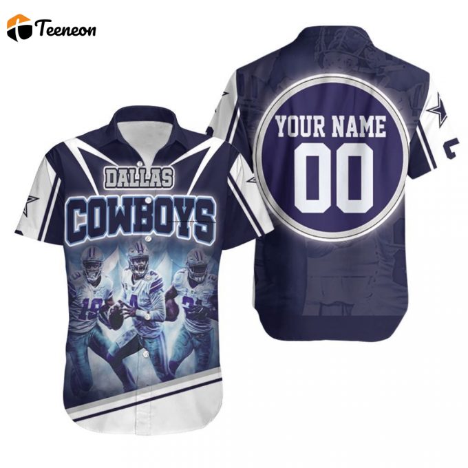 Personalized Dallas Cowboys Super Bowl 2021 Team 3D Hawaiian Shirt 1