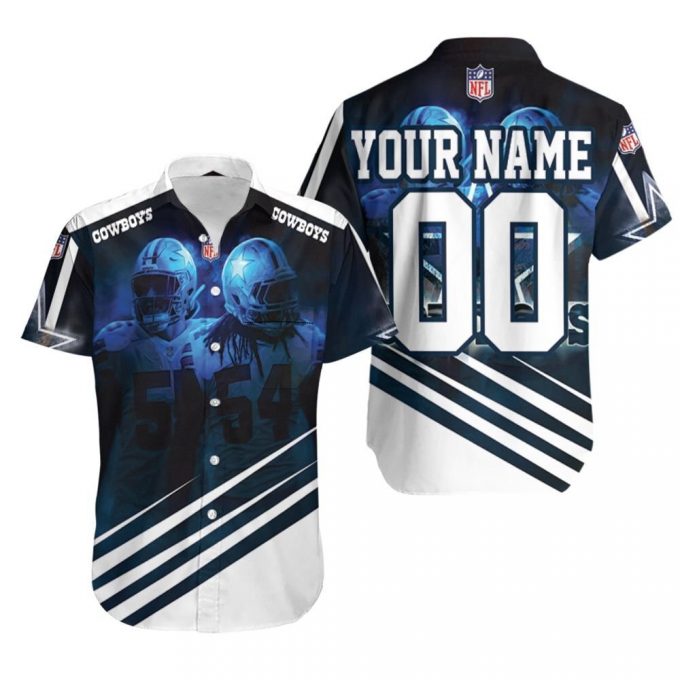 Personalized Esch And Smith Dallas Cowboys 3D Hawaiian Shirt, Gift For Fans 2