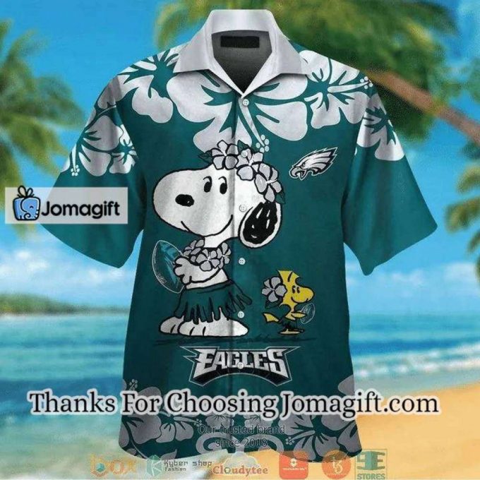 [Personalized] Nfl Philadelphia Eagles Snoopy Version Hawaiian Shirt Gift 2