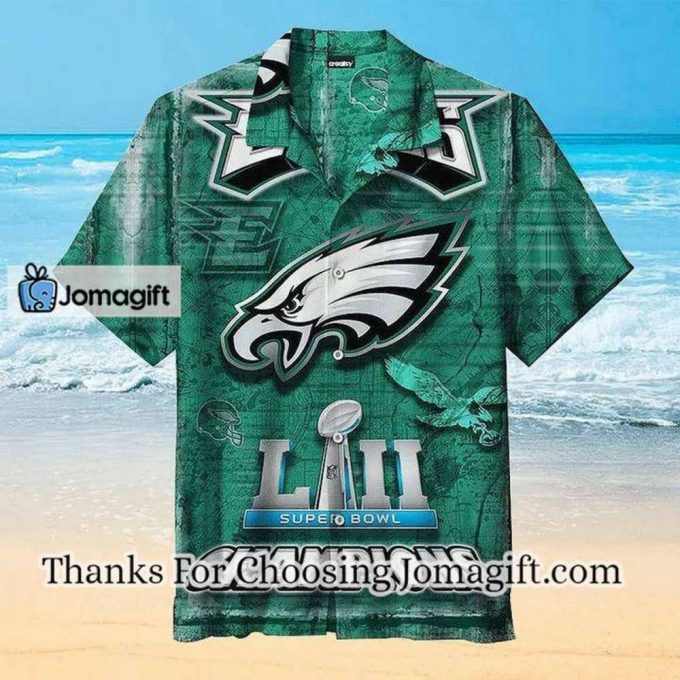 [Personalized] Nfl Philadelphia Eagles Super Bowl Champions Hawaiian Shirt Gift 2