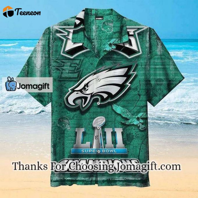 [Personalized] Nfl Philadelphia Eagles Super Bowl Champions Hawaiian Shirt Gift 1