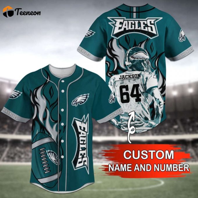 Phiiadeiphia Eagies Baseball Jersey Personalized Trend 2023