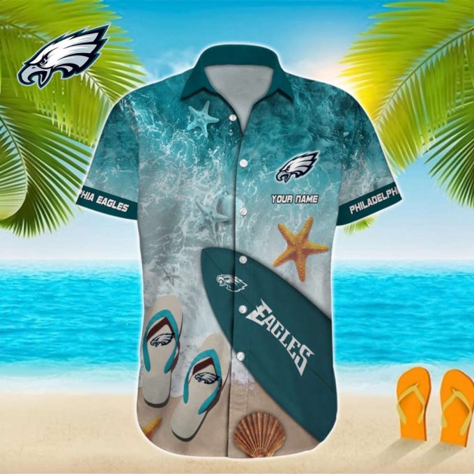 Philadelphia Eagles Nfl-Hawaiian Shirt Custom 2