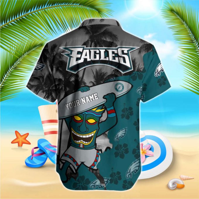 Philadelphia Eagles Nfl-Hawaiian Shirt Custom 2