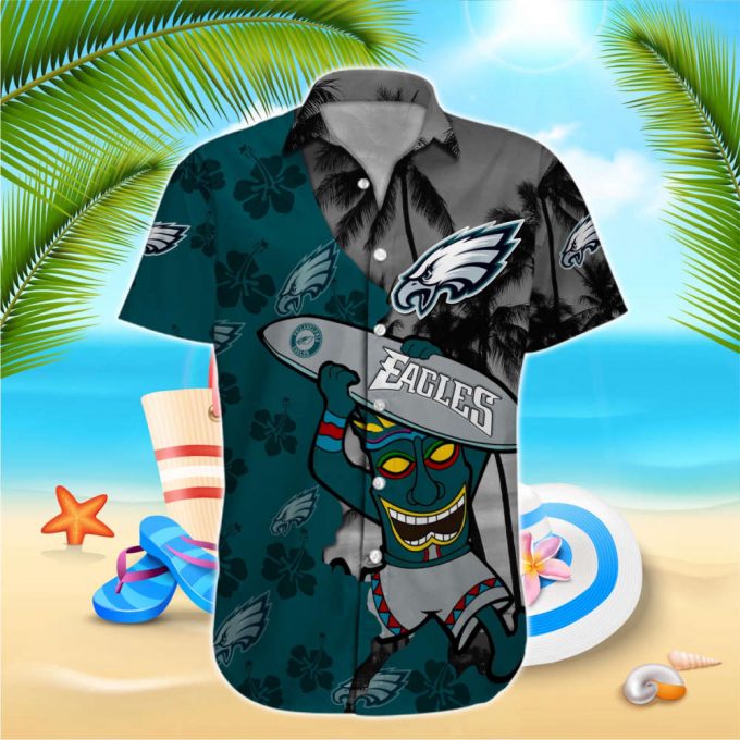 Philadelphia Eagles Nfl-Hawaiian Shirt Custom 3