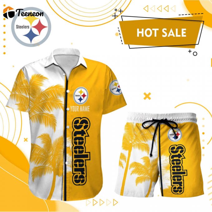 Pittsburgh Steelers Hawaii Shirt Men Short Custom Nfl 1