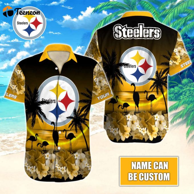 Pittsburgh Steelers Nfl-Hawaiian Shirt Custom 1