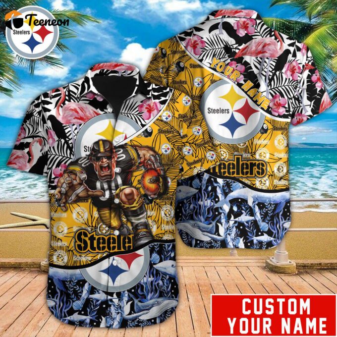 Pittsburgh Steelers Nfl-Hawaiian Shirt Custom 1