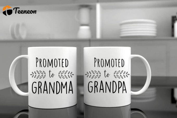 Pregnancy Announcement For Grandparents Coffee Mugs 2