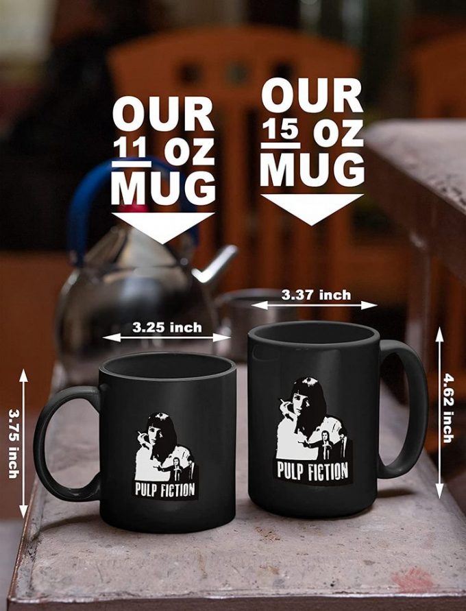 Pulp Fiction Jules, Mia And Vincent Mug 11Oz 4