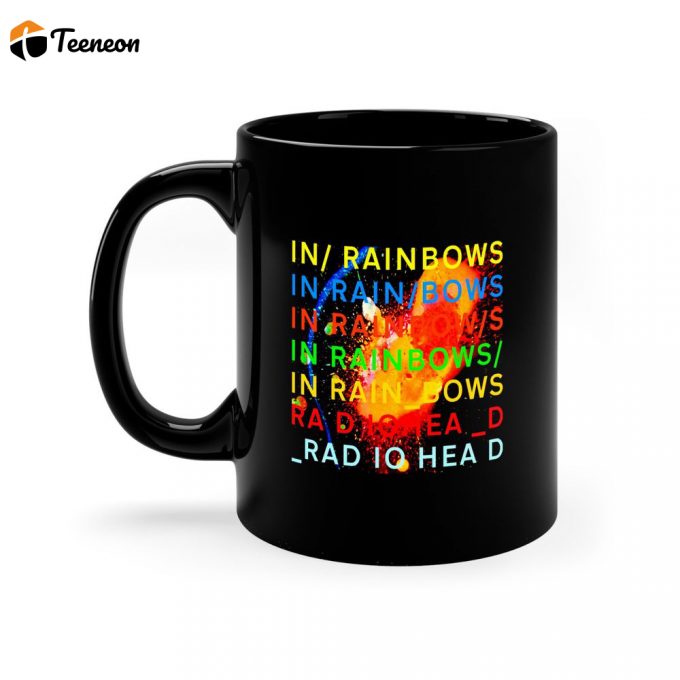 Rare Radiohead In Rainbows Mug Mug Funny Gift For Her Him Mug Funny Coffee Mug 2