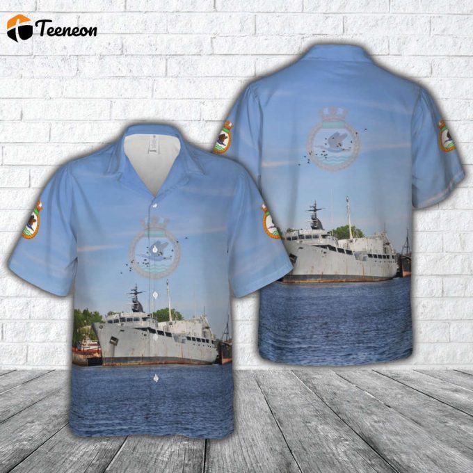 Royal Canadian Navy Hmcs Cormorant Asl 20 Hawaiian Shirt Gift For Dad Father Days 1