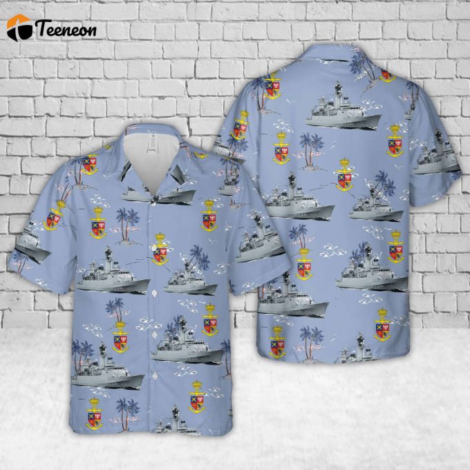 Royal Danish Navy Hdms Peter Tordenskiold (F356) Hawaiian Shirt Gift For Dad Father Days 1