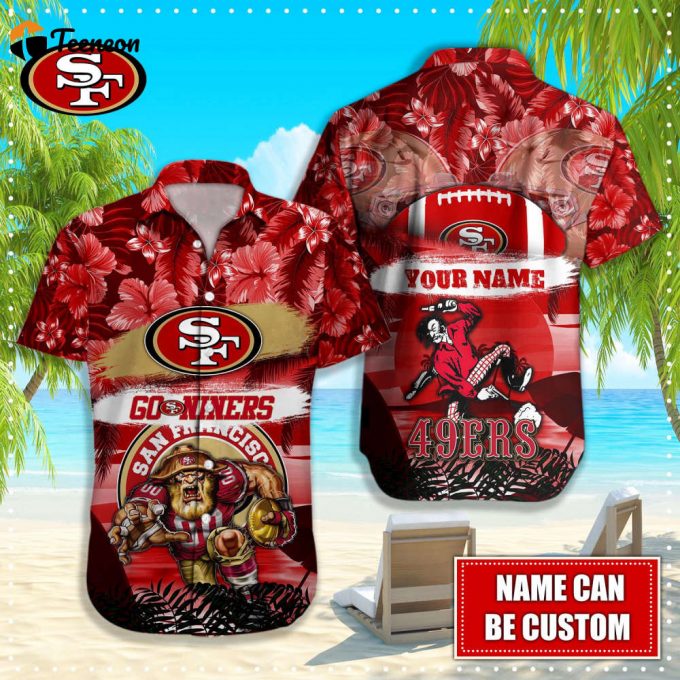 San Francisco 49Ers Nfl-Hawaiian Shirt Custom 1