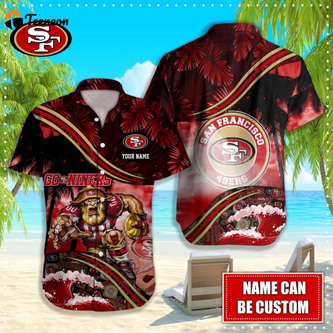 San Francisco 49Ers Nfl-Hawaiian Shirt Custom 1