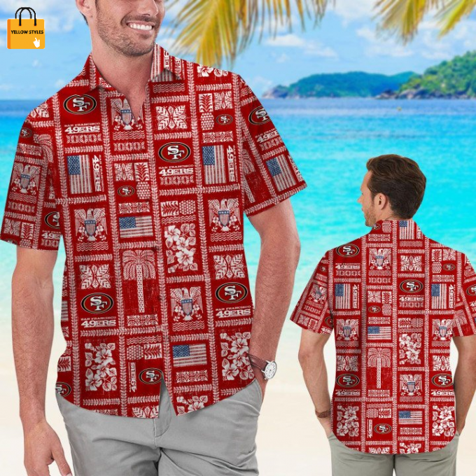 San Francisco 49Ers Summer Commemorative Hawaiian Shirt 2