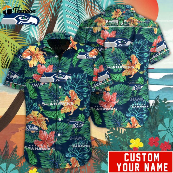 Seattle Seahawks Nfl-Custom Hawaiian Shirt 1