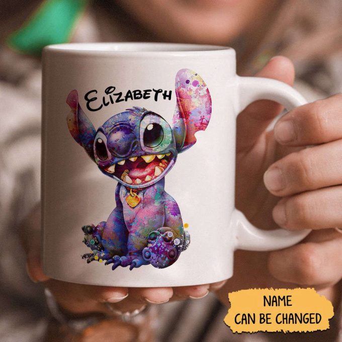 Stitch Mug, Stitch Coffee Mug, Tea Mug, Mug For Gift, Stitch Travel Mug 3
