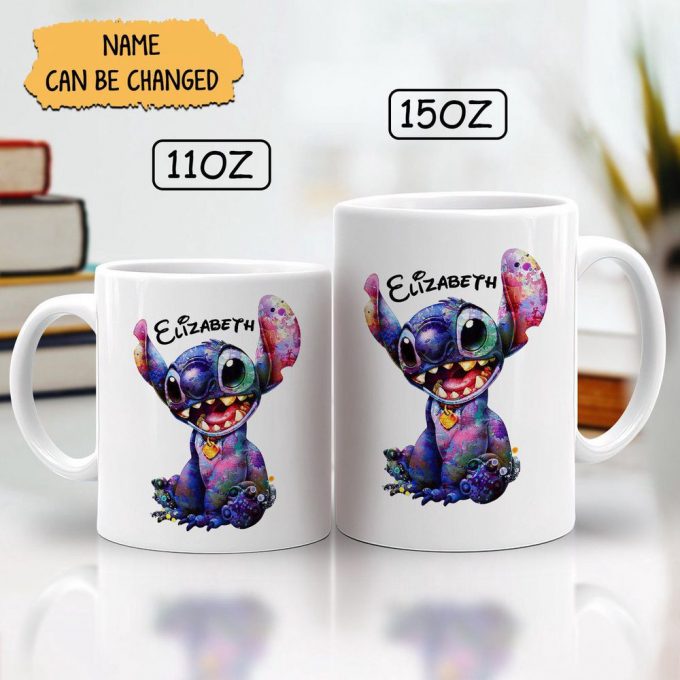 Stitch Mug, Stitch Coffee Mug, Tea Mug, Mug For Gift, Stitch Travel Mug 6