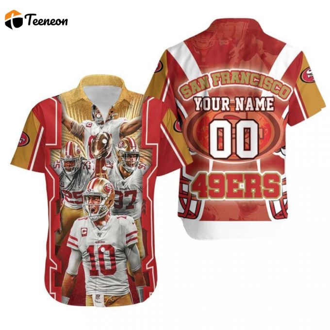 Super Bowl San Francisco 49Ers Nfc Champions Personalized Hawaiian Shirt 1