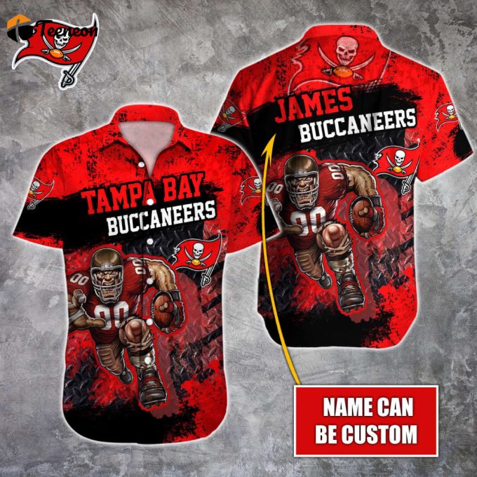 Tampa Bay Buccaneers Nfl-Hawaiian Shirt Custom 1