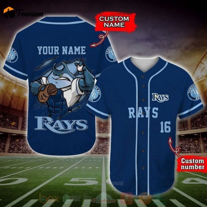 Tampa Bay Rays Baseball Jersey Personalized 2023 1
