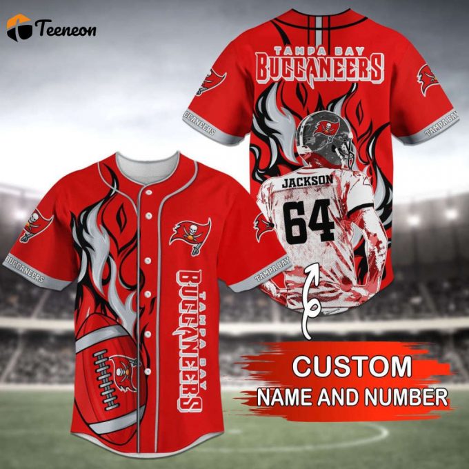 Tb Buccaneers Baseball Jersey Personalized 2023 1