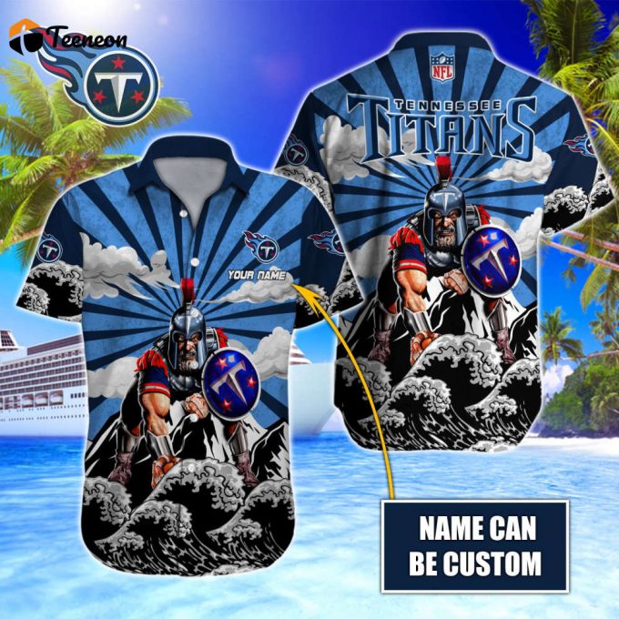 Tennessee Titans Nfl-Hawaiian Shirt Custom 1