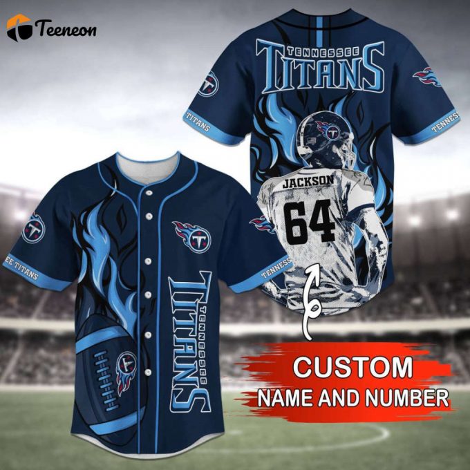 Tennessee Tltans Baseball Jersey Personalized Trend 2023 1