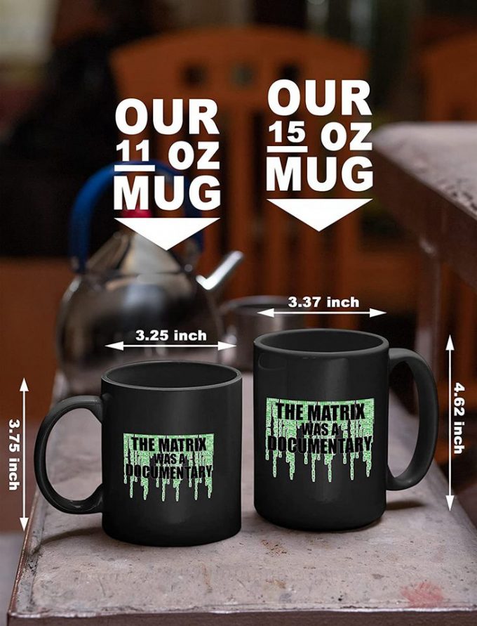 The Matrix Was A Documentary Mug 11Oz 4