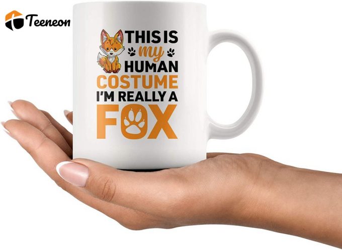 This Is My Human Costume Fox Lover Coffee Mug 1