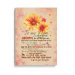 To My Mom You Are Beautiful, Poster Canvas, Mother s Day Gift From Daughter To Mom, Meaningful Mother s Day Gift,