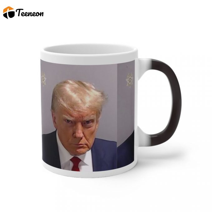 Trump Mug Shot Color Changing Mug 2