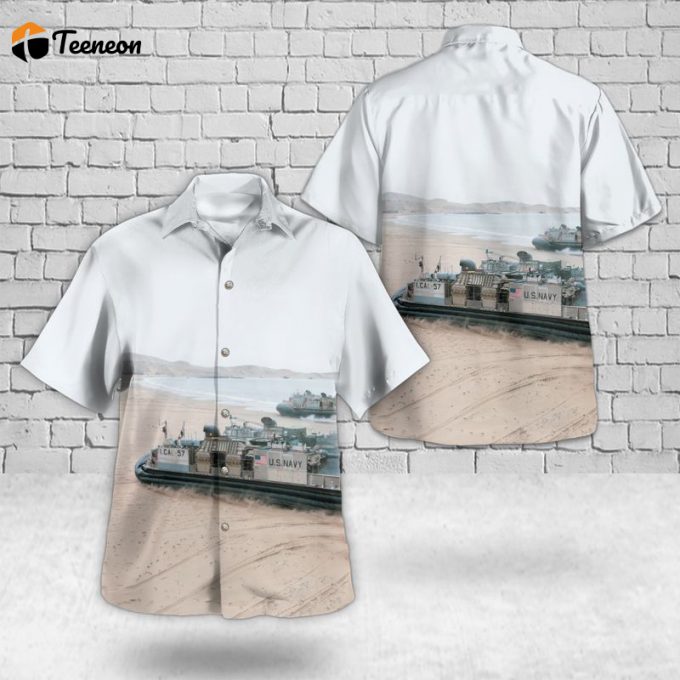 U.s Navy Landing Craft Air Cushion Hawaiian Shirt Gift For Dad Father Days 1