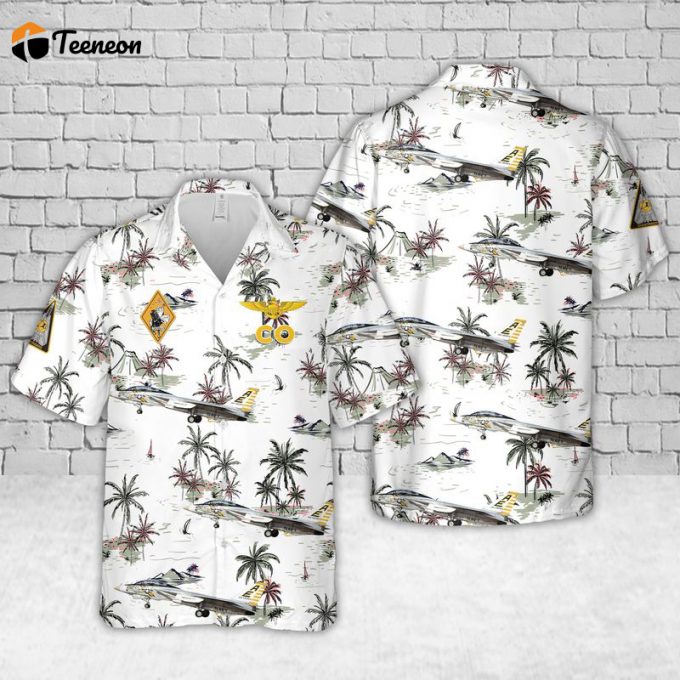 Us Navy F-14 Tomcat Aircraft Of Vf-142 The Ghostriders Hawaiian Shirt Gift For Dad Father Days 1