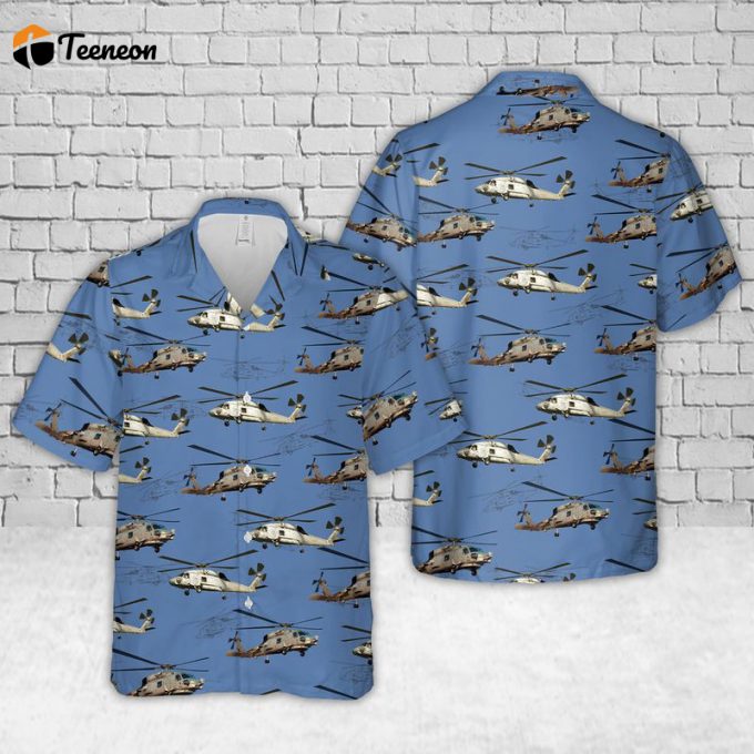 Us Navy Mh-60 Seahawk Hawaiian Shirt Gift For Dad Father Days 1