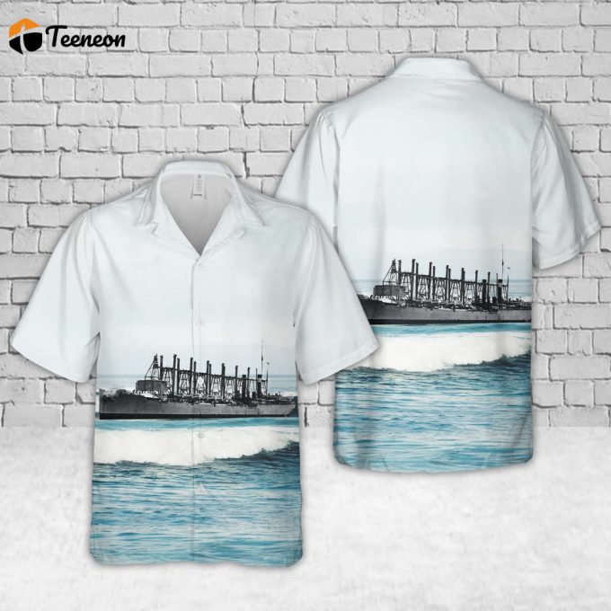 Us Navy Uss Jason (Ac-12/Av-2) Hawaiian Shirt Gift For Dad Father Days 1