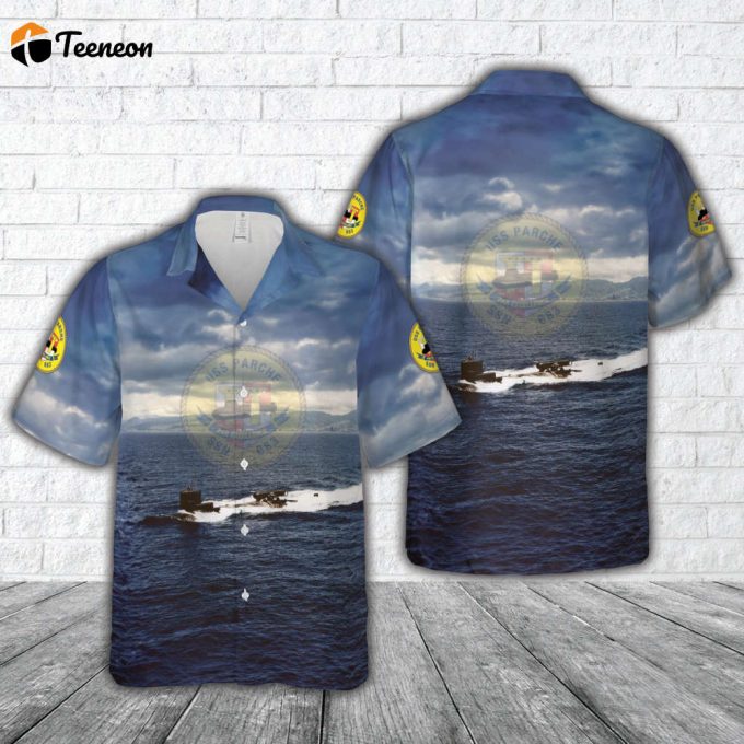 Us Navy Uss Parche (Ssn-683) Hawaiian Shirt Gift For Dad Father Days 1