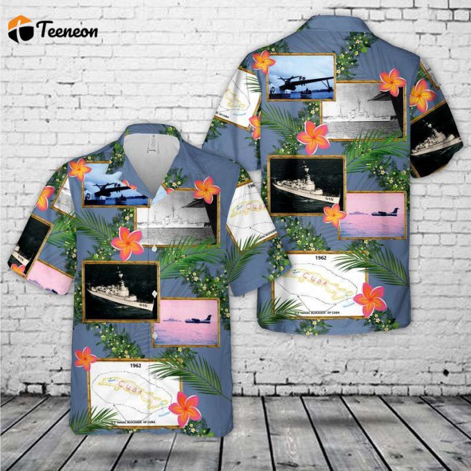 Us Navy Uss Valcour (Avp-55) Hawaiian Shirt Gift For Dad Father Days 1