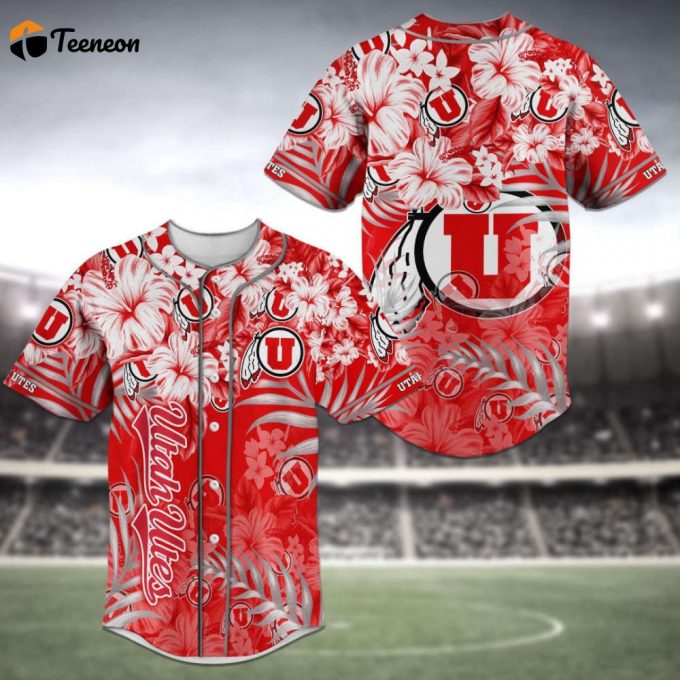 Utah Utes Baseball Jersey Personalized 2023 1