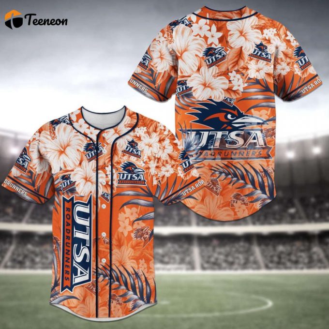 Utsa Roadrunners Baseball Jersey Personalized 2023 1