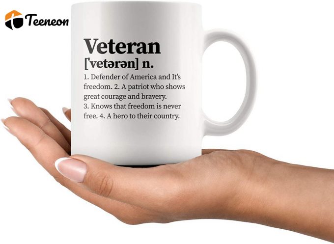 Veteran Definition Patriotic Mug 2