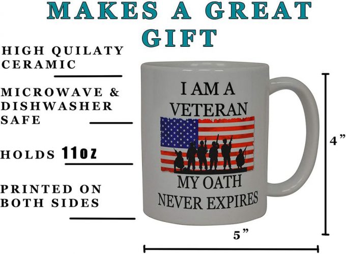 Veteran My Oath Never Expires Mugs 2